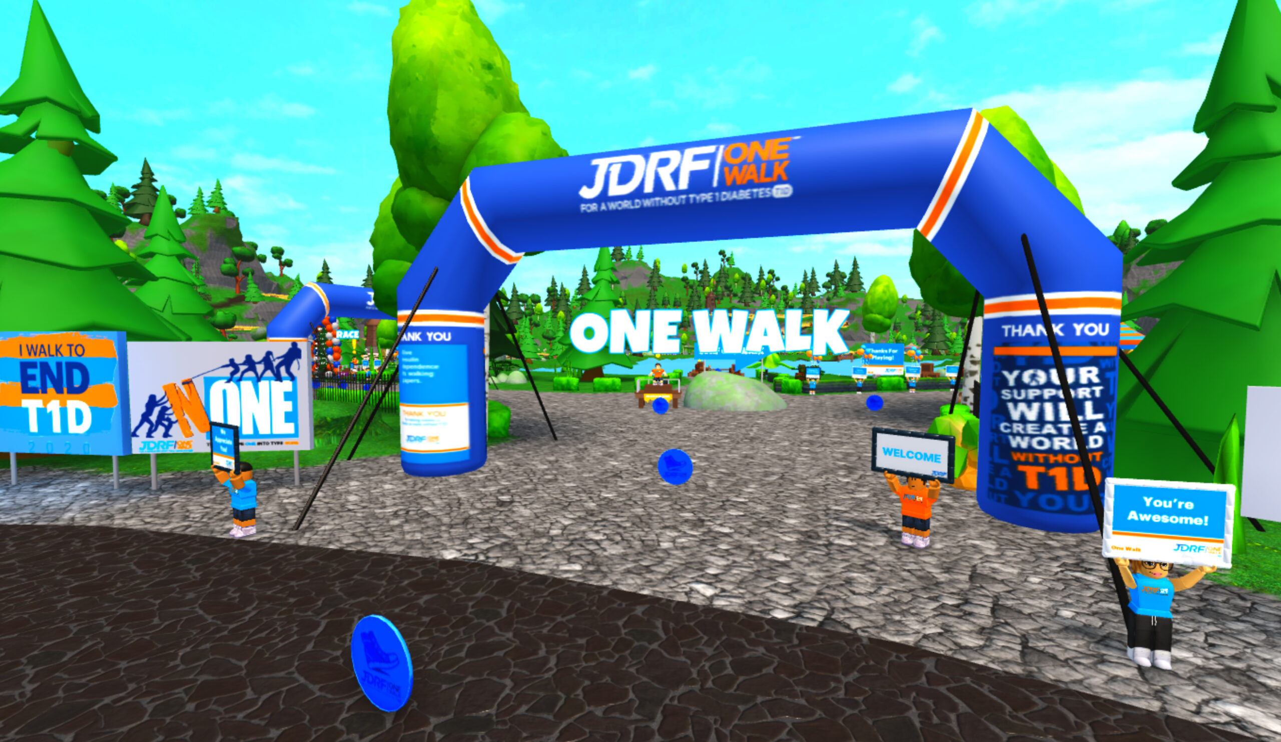 JDRF One World | Walk Arch
